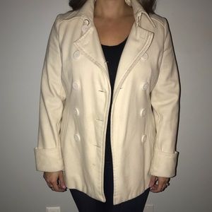 Ivory Pea Coat